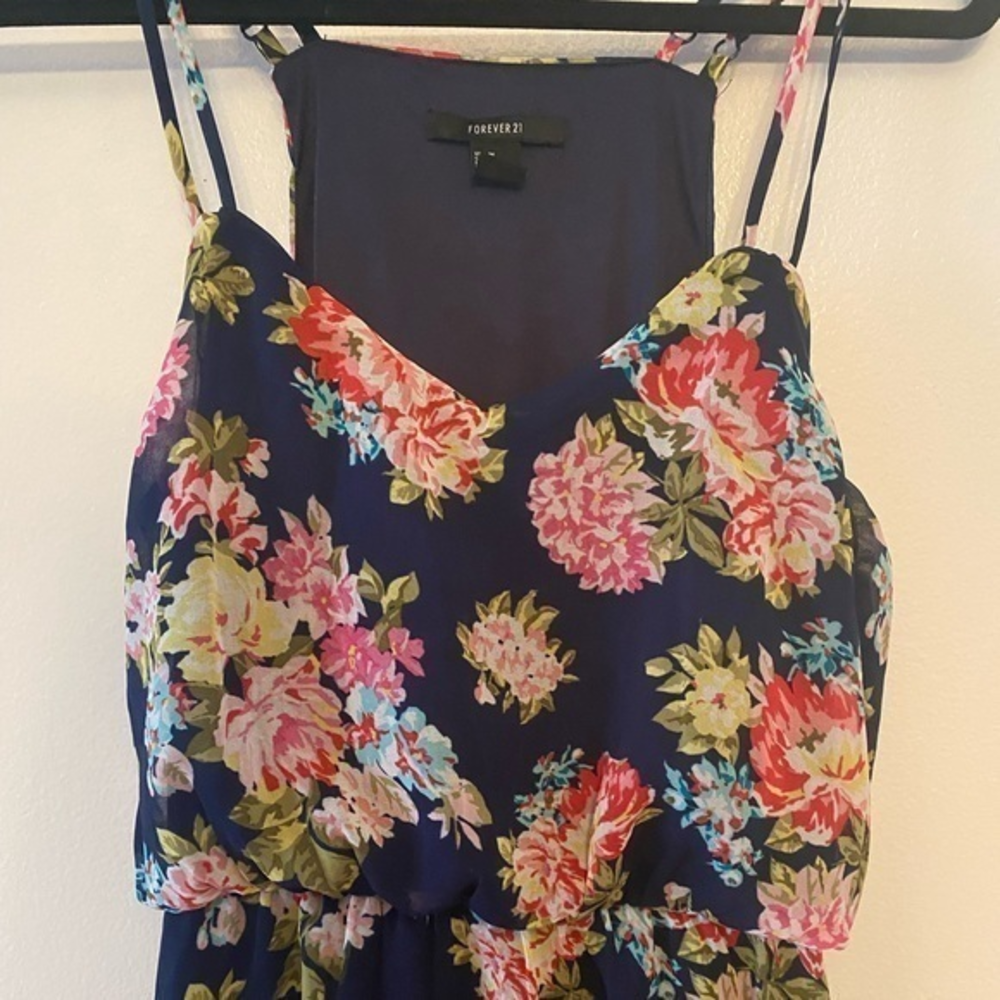 Floral High-Low‎ Dress